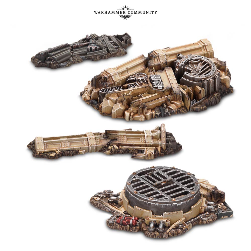 Warhammer 40000 13 variants Urban Conquest Bits/parts Scenery and Objectives 